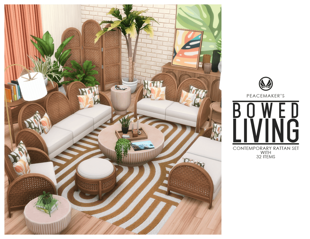 Скриншот мода Мебель для гостиной Bowed Living